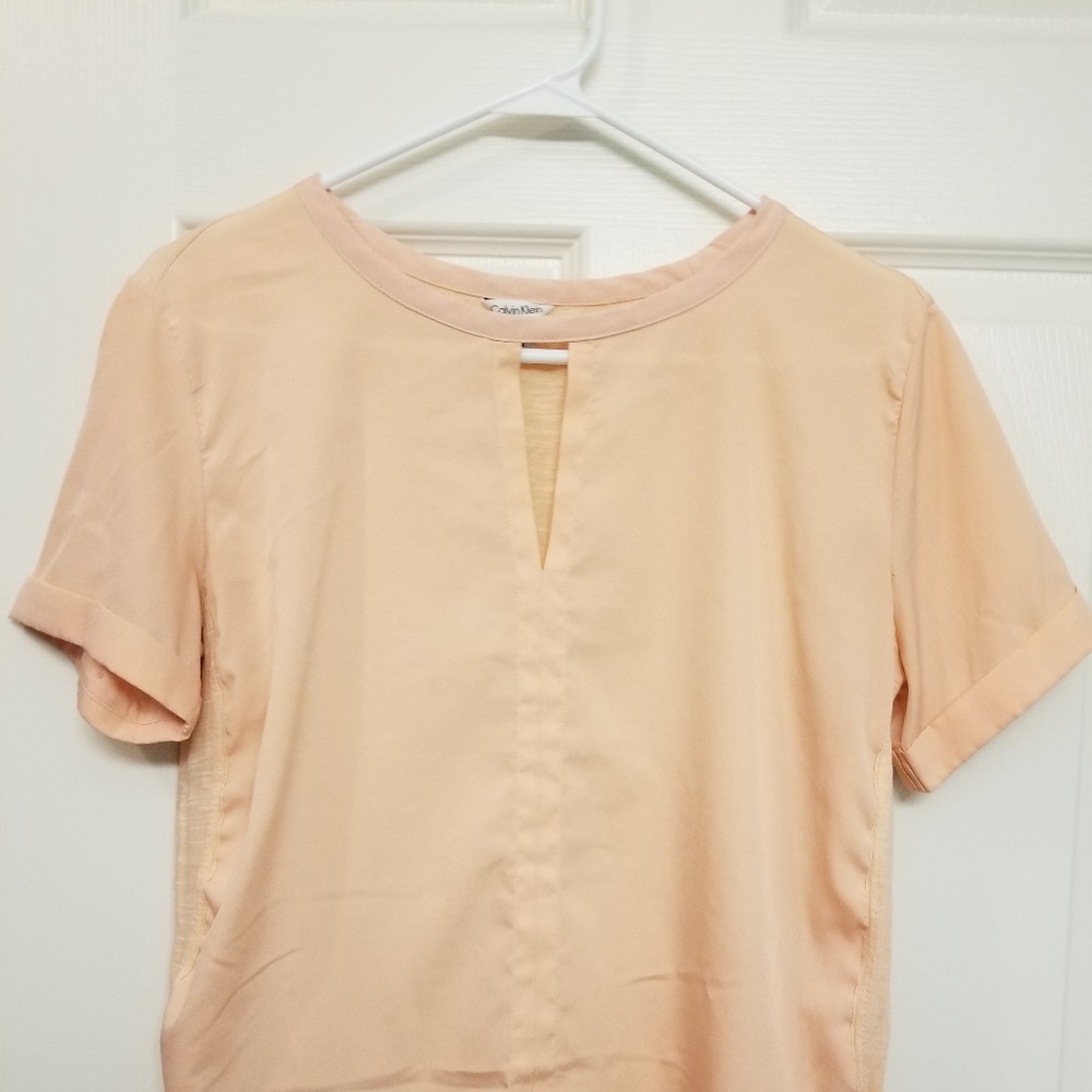 Soft Peach Calvin Klein Top